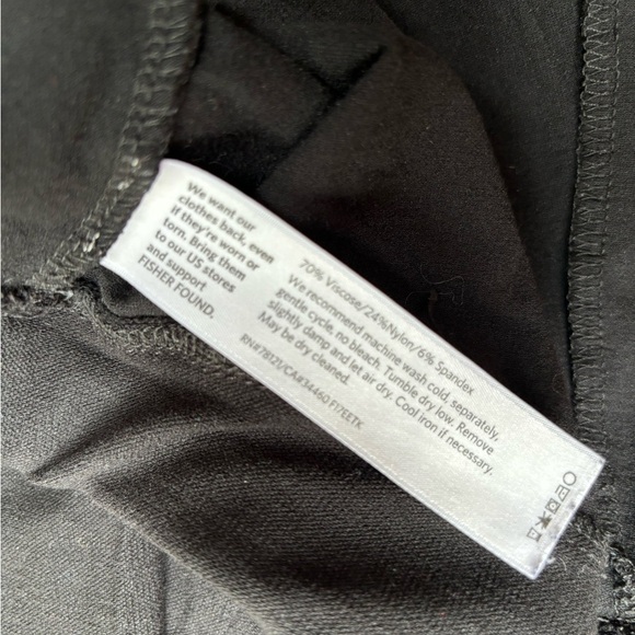 Eileen Fisher Womens Large Black Pull On Comfort Tapered Lounge Pants - Picture 8 of 9